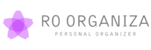 ro organiza personal organizer logo cinza